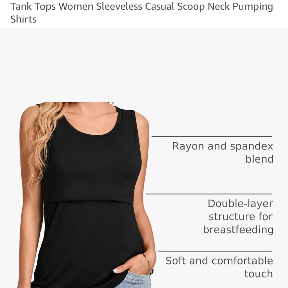 Soma Breastfeeding Tank Top - Picture 4 of 6